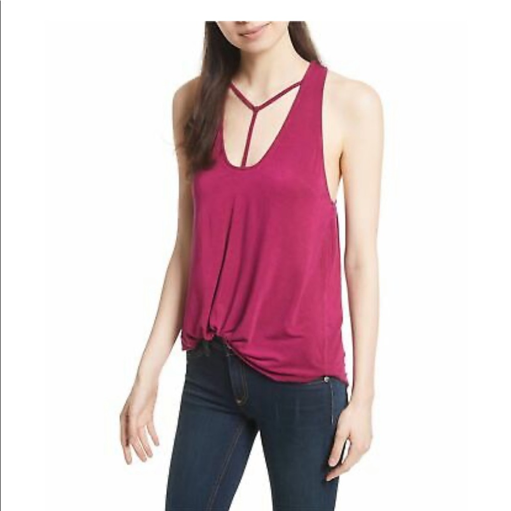 NWT Free People We the Free Y-Front tank